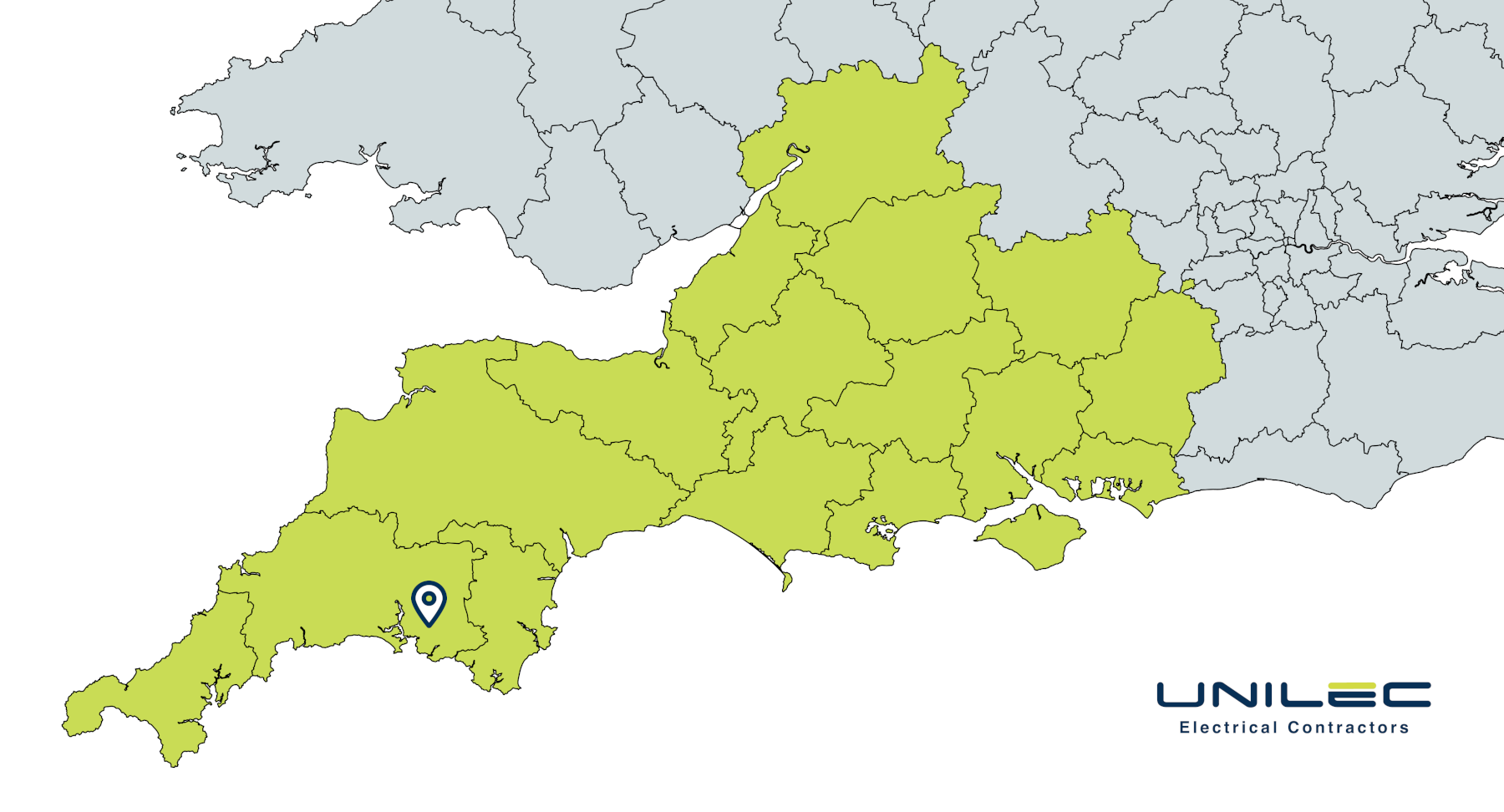 Uni-lec's electrical coverage spans the South of England